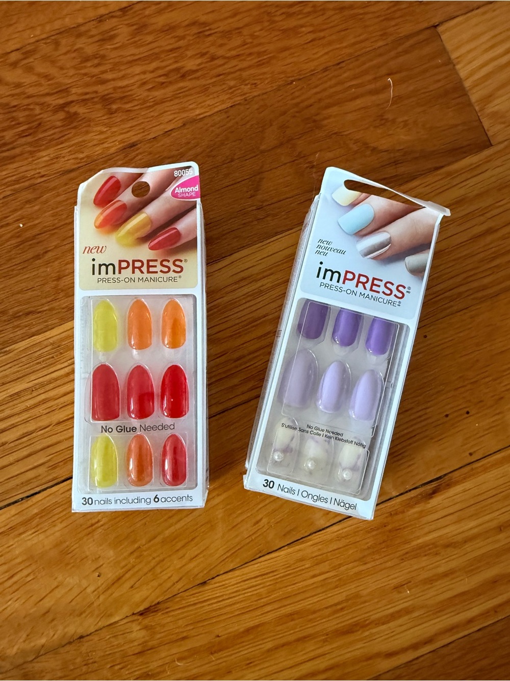 Set of 2 Press-on Manicure